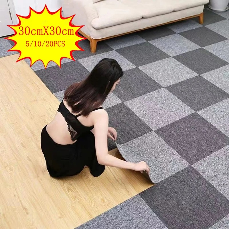 Commercial Kitchen Tile Flooring - Selbstklebende Teppichbodenfliesen, quadratische Teppiche, zum Abziehen
