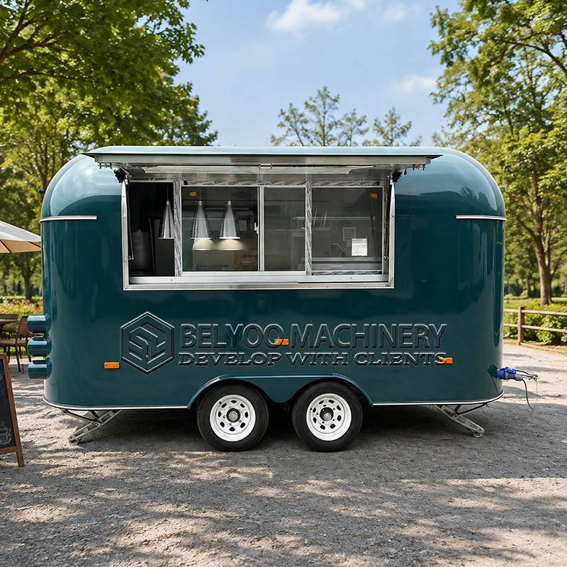 Commercial Kitchen Trailer - Belyoo Kommerzieller Food-Trailer Maßgefertigte Mobile Küche