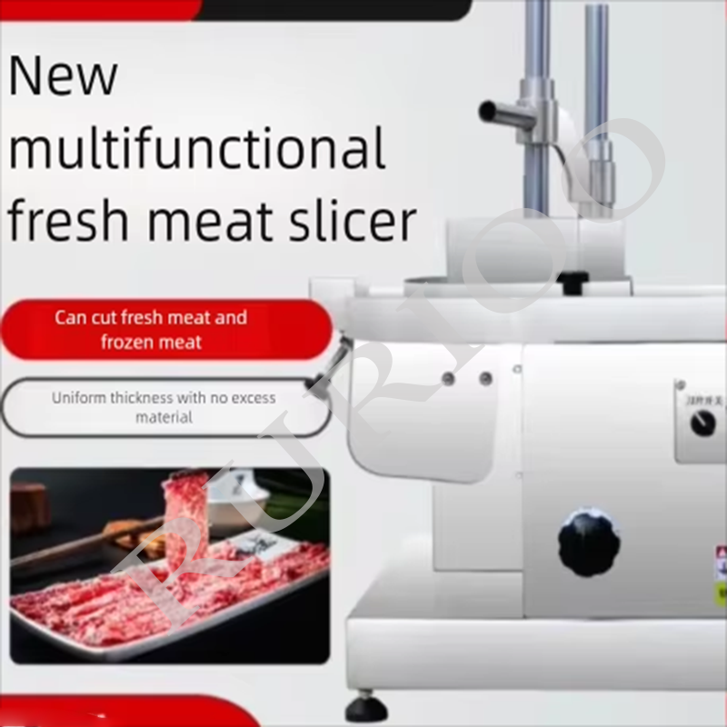 Meat Slicer Machine - Fleischschneidemaschine aus Edelstahl, Schneidemaschine für den