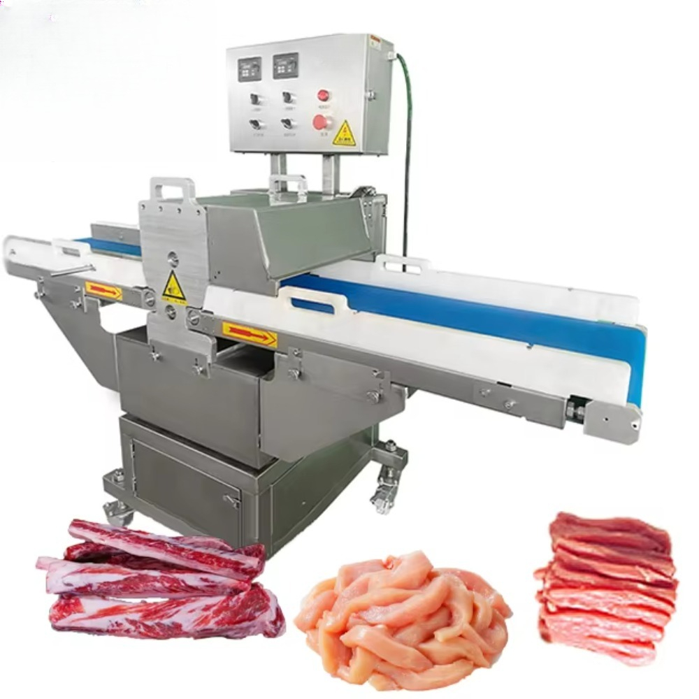 Meat Slicer Machine - Automatische Gefrierfleisch-Schneidemaschine für Geflügel, Rindfleisch, Brust,