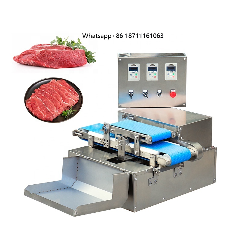 Meat Slicer Machine - Edelstahl-Vollautomatische Schneidemaschine für Rind-, Schweine- und