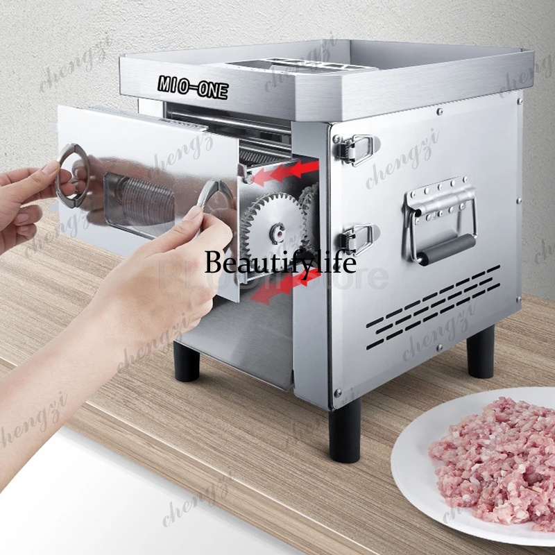 Meat Slicer Machine - Elektrischer Fleischschneider für Gewerbe und Haushalt,
