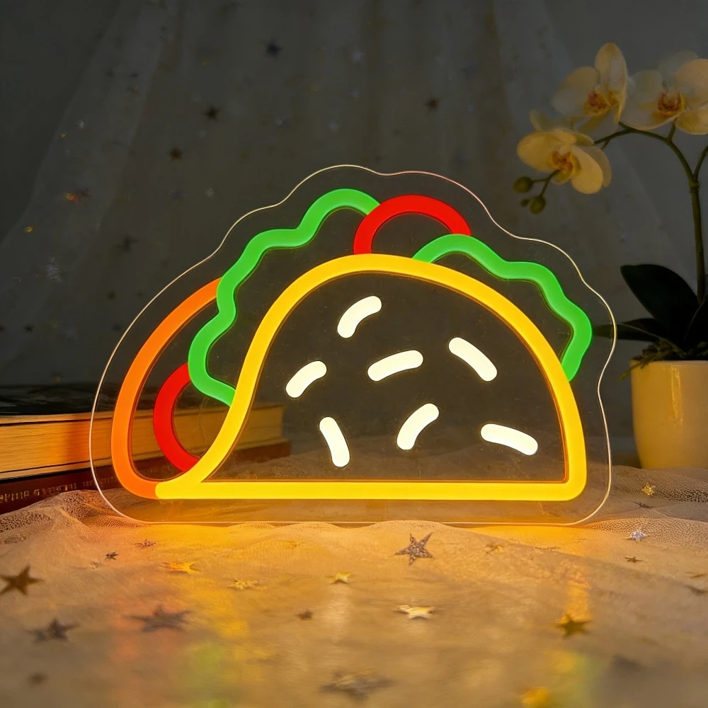 Taco Neonschild LED USB Dimmba – Commercial Kitchen Store Bewertung und Preis