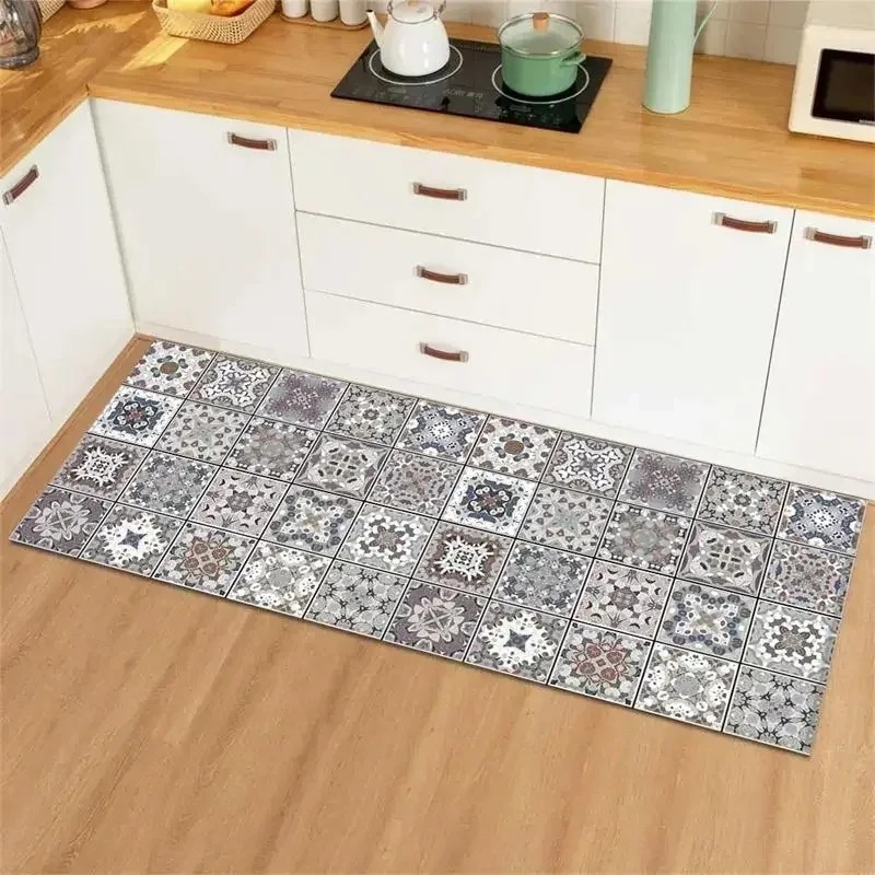 Blau-gelbe Vintage-Fliesen-Col – Commercial Kitchen Tile Flooring Bewertung und Preis