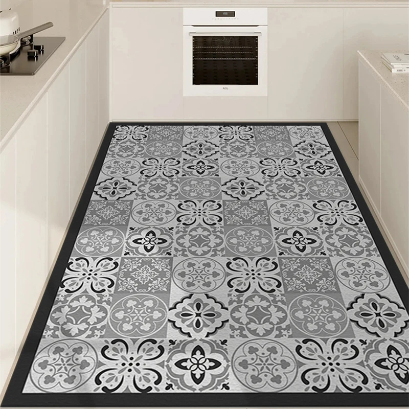 Retro-Fliesenmuster Bodenmatte – Commercial Kitchen Tile Flooring Bewertung und Preis